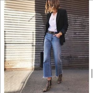 Madewell High Rise Cropped Wide Leg Size 27